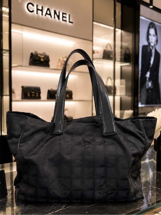CHANEL Handbags - CHANEL Travel Line Logo Tote